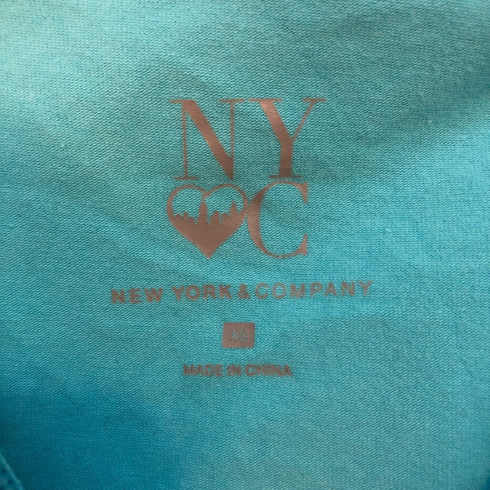 New York & Company Blue loungewear jacket - Picture 4 of 5